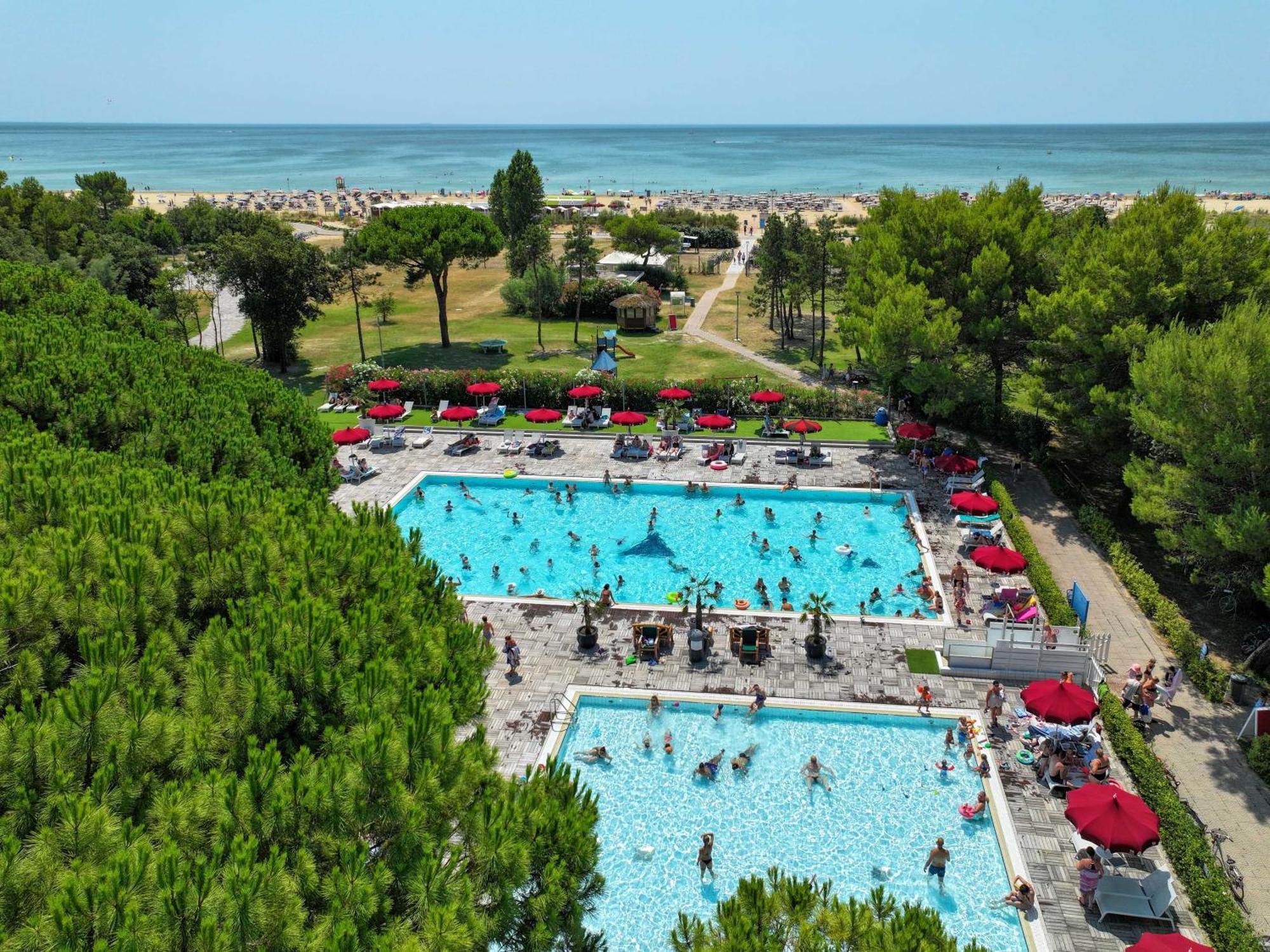 Il Tridente Camping Village Bibione Eksteriør bilde
